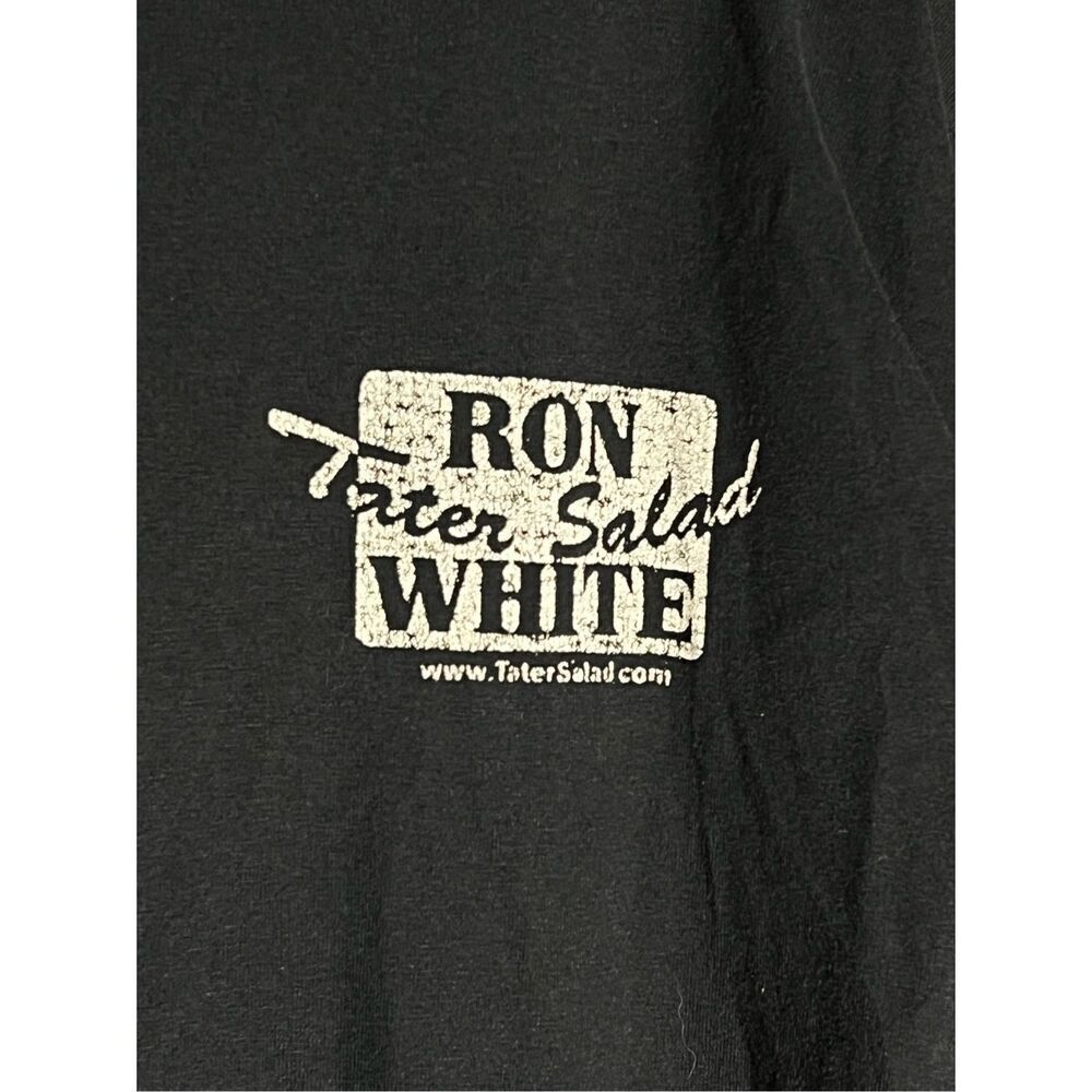 Vintage Y2K Ron “Tater Salad” White Comedy Stand Up Tee View 3